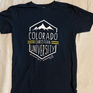 Colorado Christian University Navy Blue T-Shirt